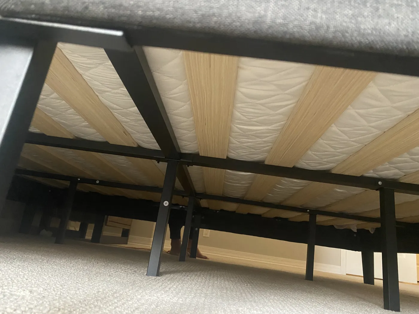 Center supports that gave way