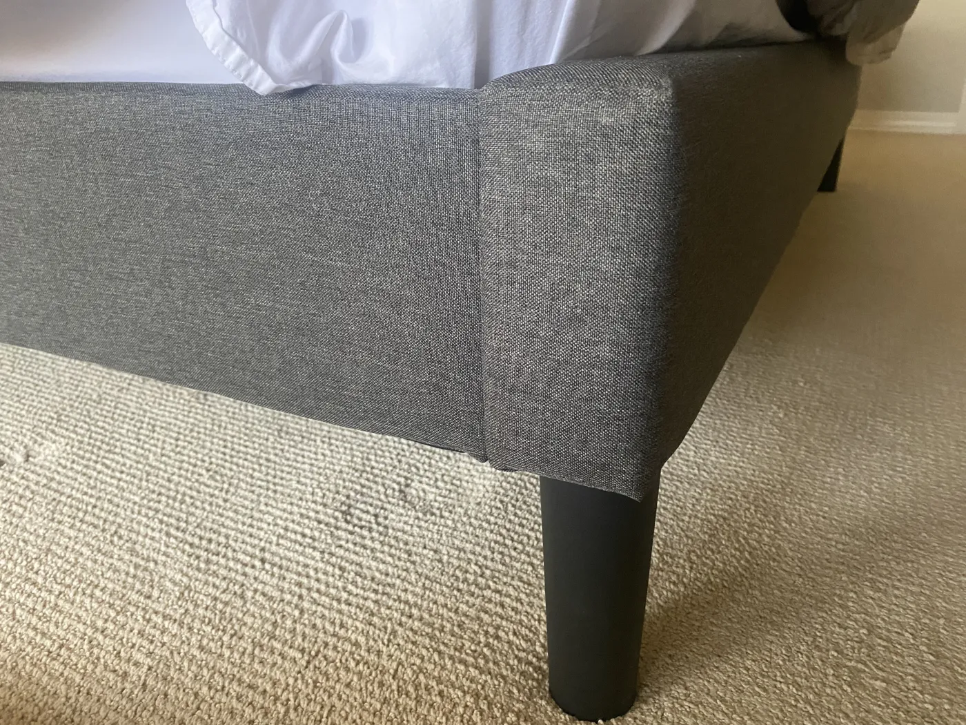 A loose, weak corner joint, the usual source of squeaks
