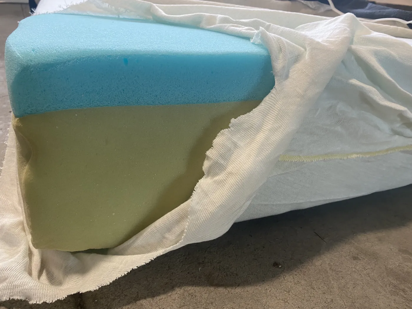 Bear Original cut open, showing its layers
